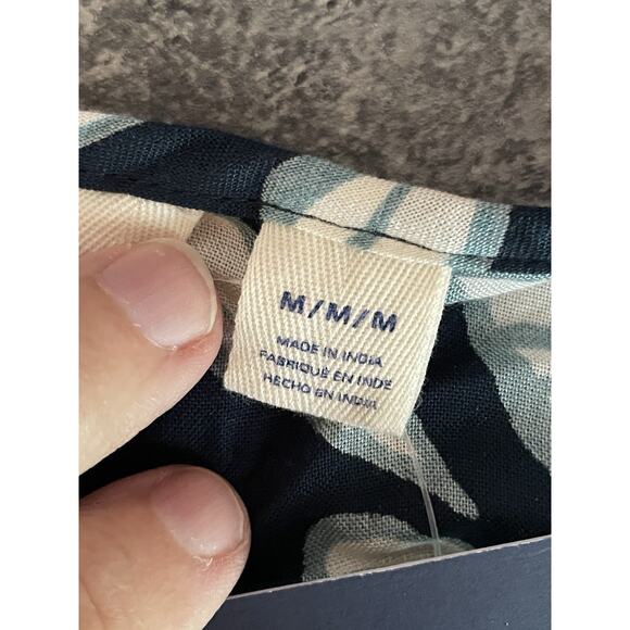 Roxy Wrap Dress Size M Mini Tropical Floral Beach Sundress Vacation Effortless - Picture 4 of 6